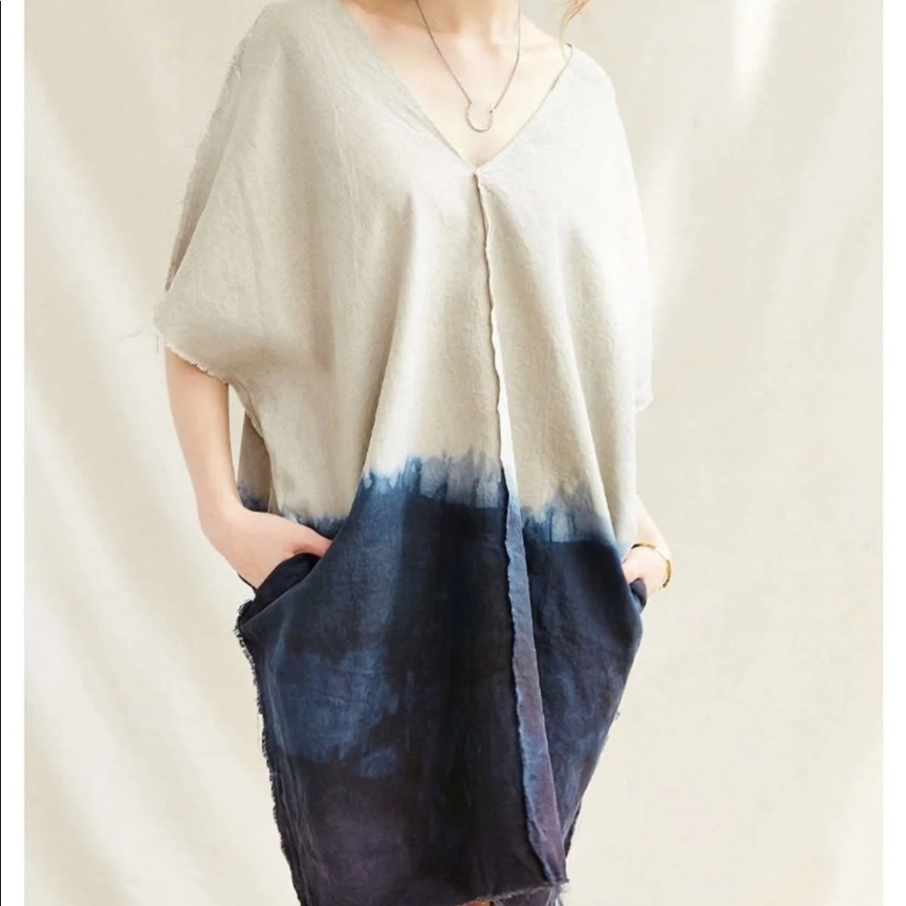 Urban renewal dip dyed tunic